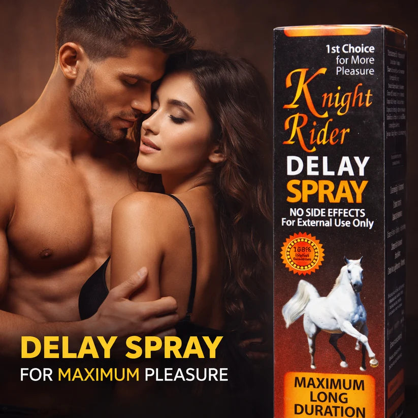 Knight Rider Delay Spray for Men – Long Lasting Performance Spray | Maximum Duration & Confidence Boost