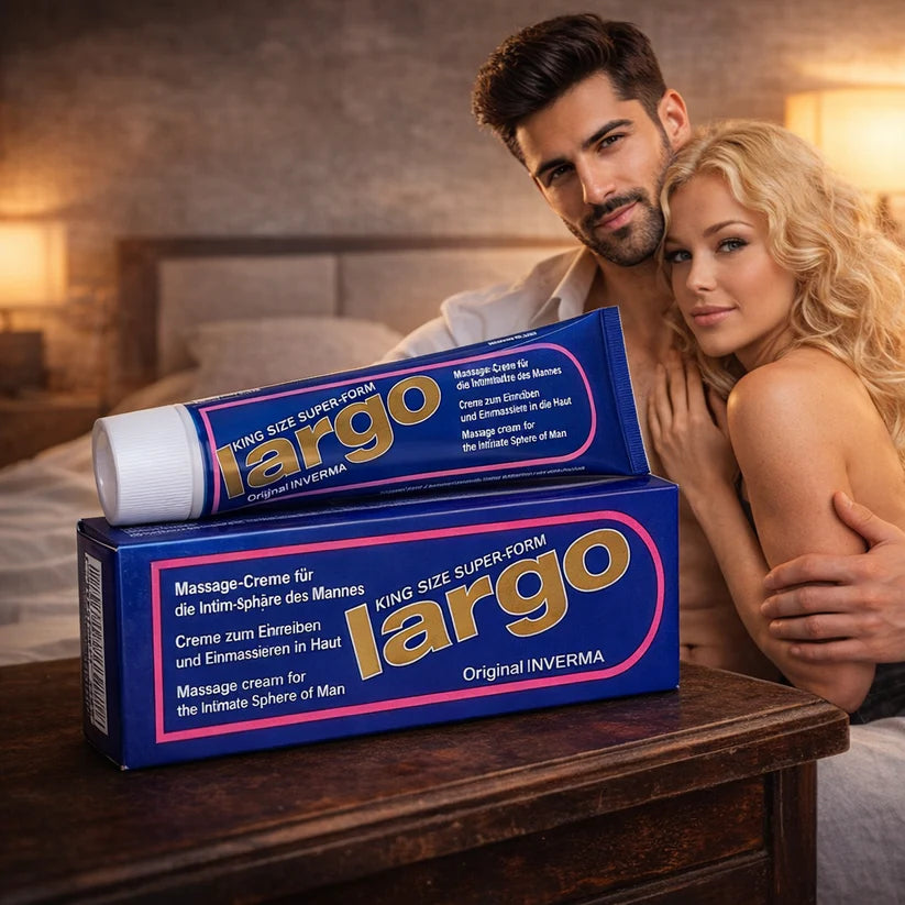 Largo King Size Super-Form Cream | Original Inverma | Premium Massage Cream for Men