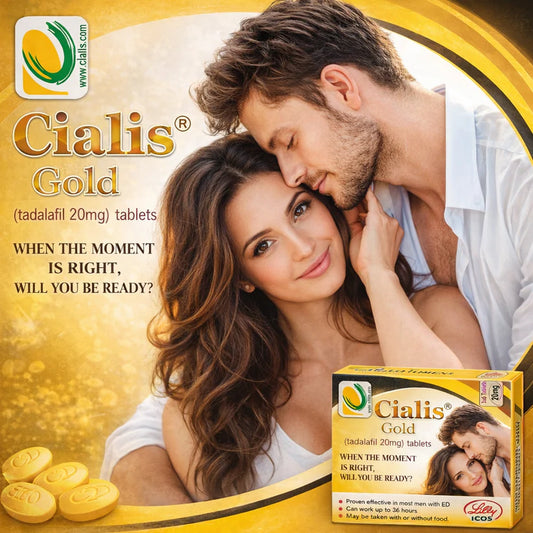 Cialis Gold 20mg – 100% Original | Power, Privacy & Confidence